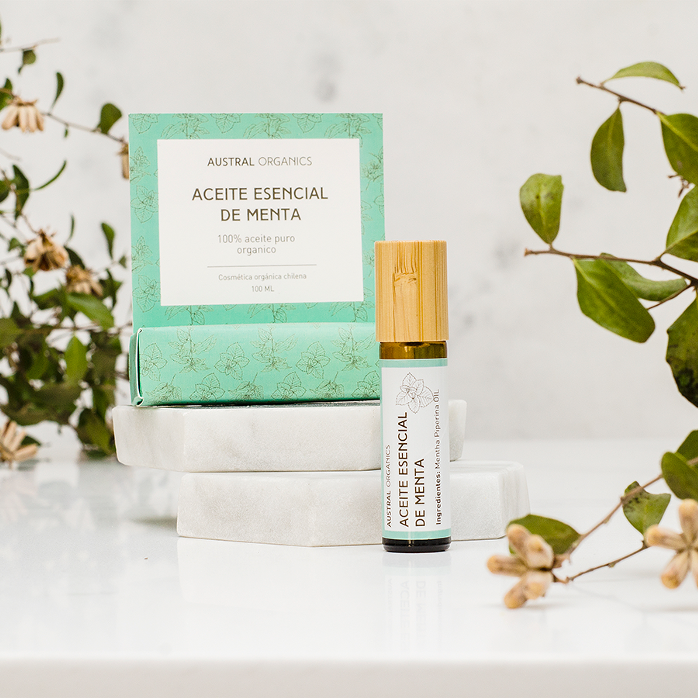 Austral Organics - Roll on Menta 10ml  1