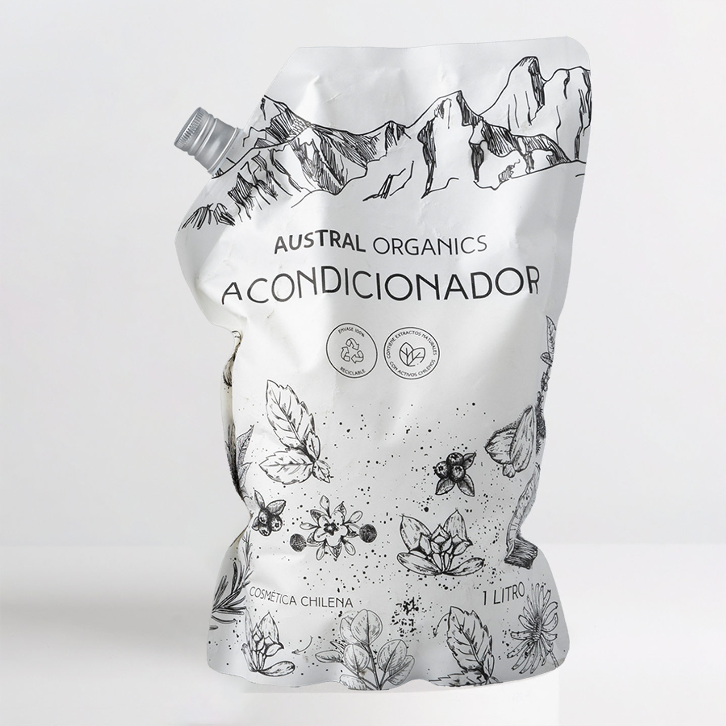 Austral Organics - Acondicionador Recarga 1litro  1