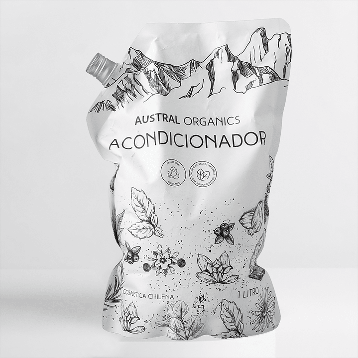 Austral Organics - Acondicionador Recarga 1litro  1