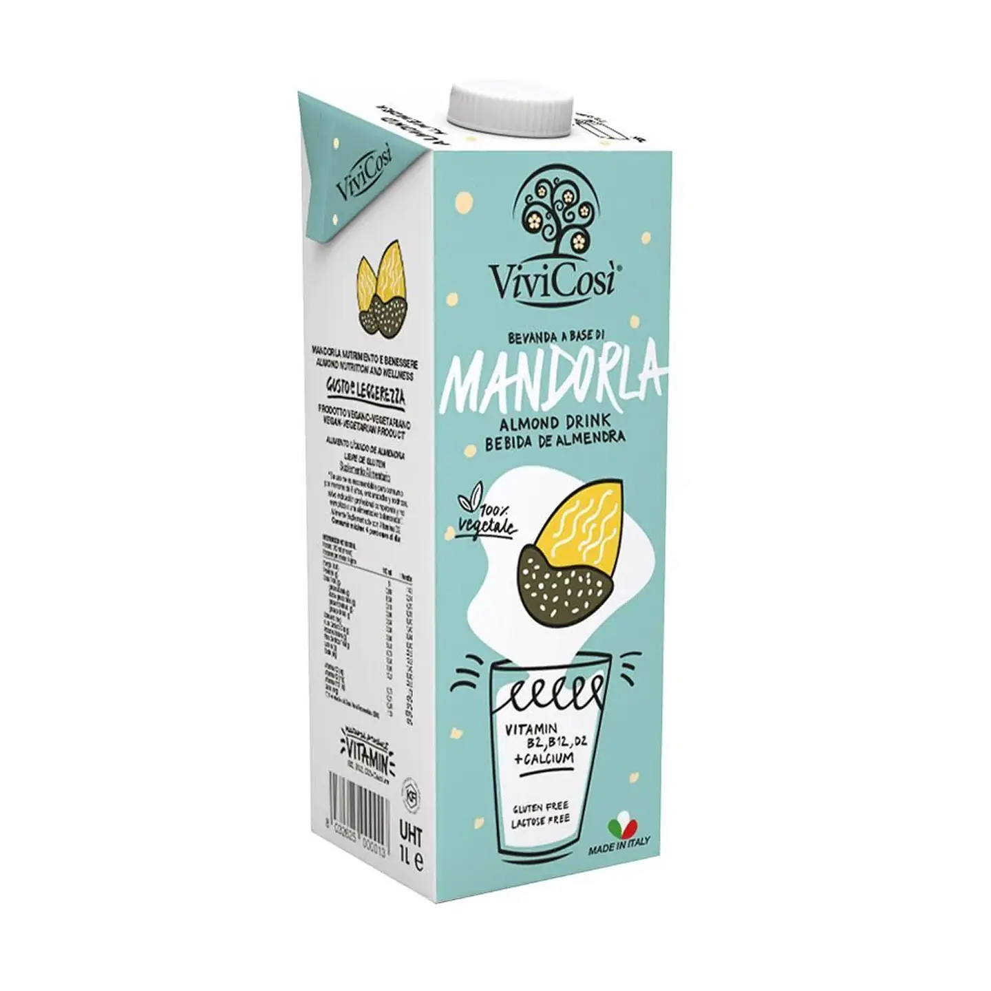 ViviCosi - Bebida vegetal de Almendra 1L  1