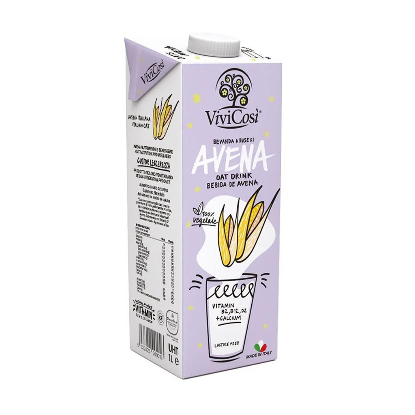 ViviCosi - Bebida vegetal de Avena 1L  1