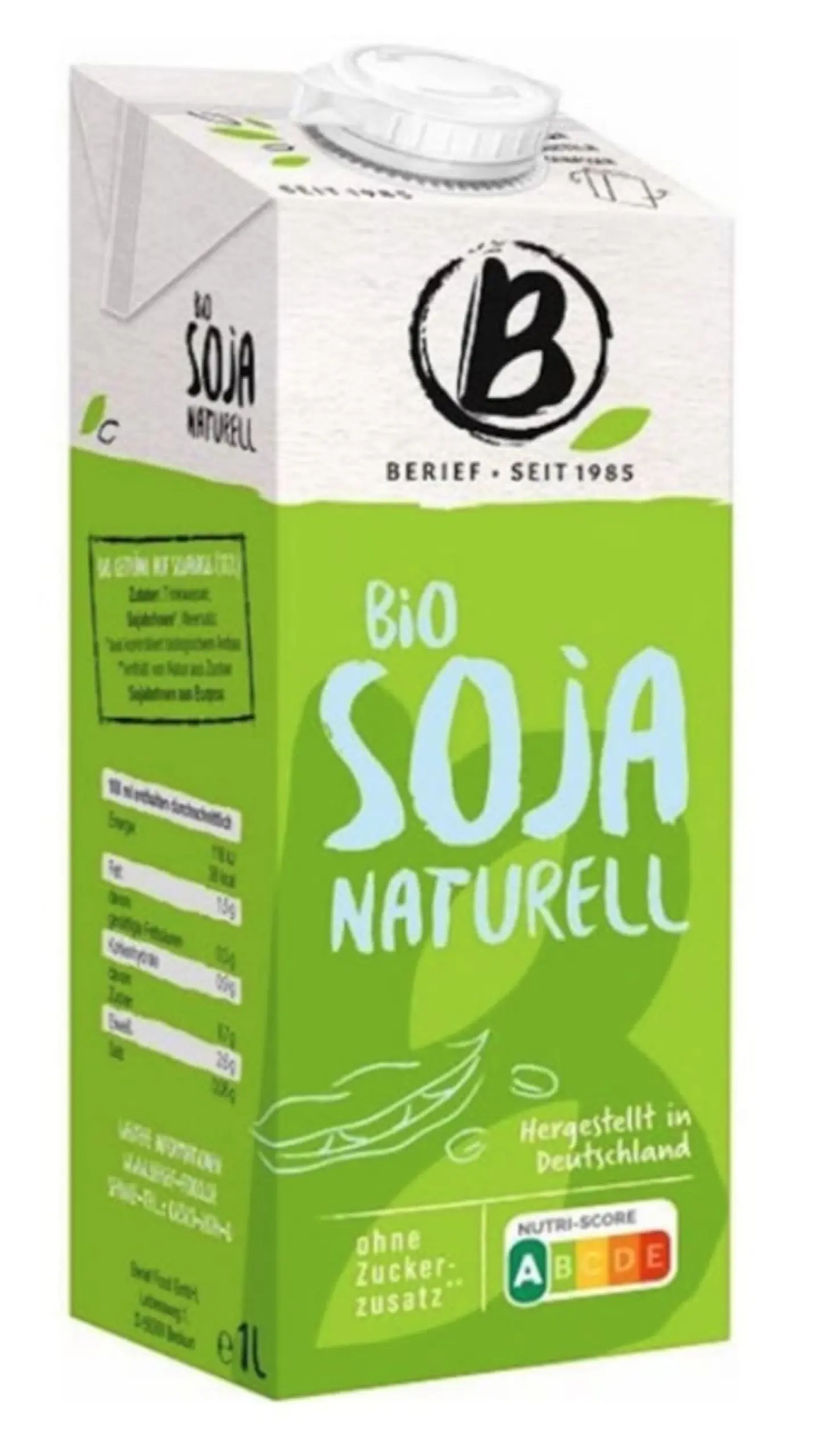 Berief - Bebida vegetal de Soya organica 1L  1