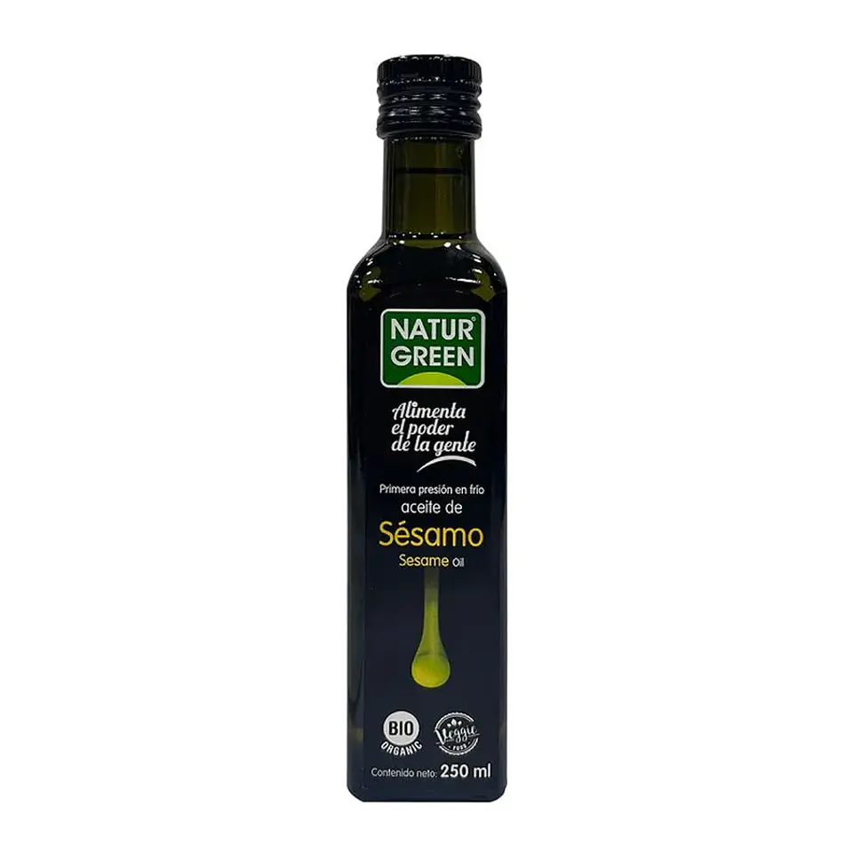 Natur Green - Aceite de Sesamo Organico 250ml  1