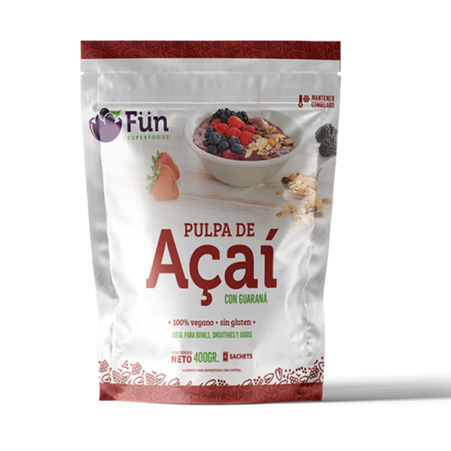FUN - Pulpa de Acai + Guarana pack 4x100g 