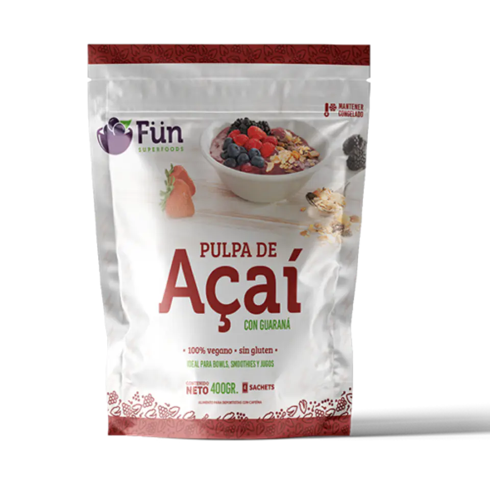FUN - Pulpa de Acai + Guarana pack 4x100g 