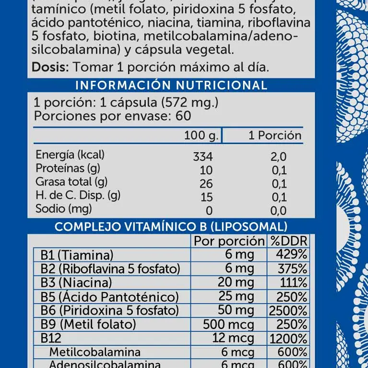 B Complex Plus Liposomal 60 caps Wellplus 2