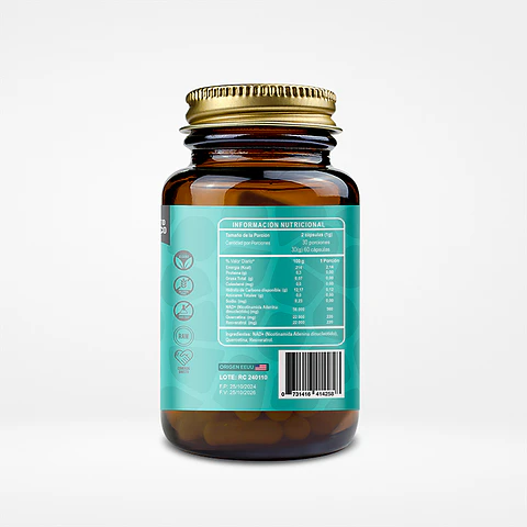 RI and CO - Nad + Quercetina y Resveratrol 60capsulas 