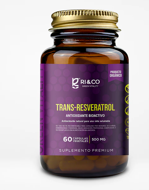 RI and CO - Trans-Resveratrol 60 capsulas 