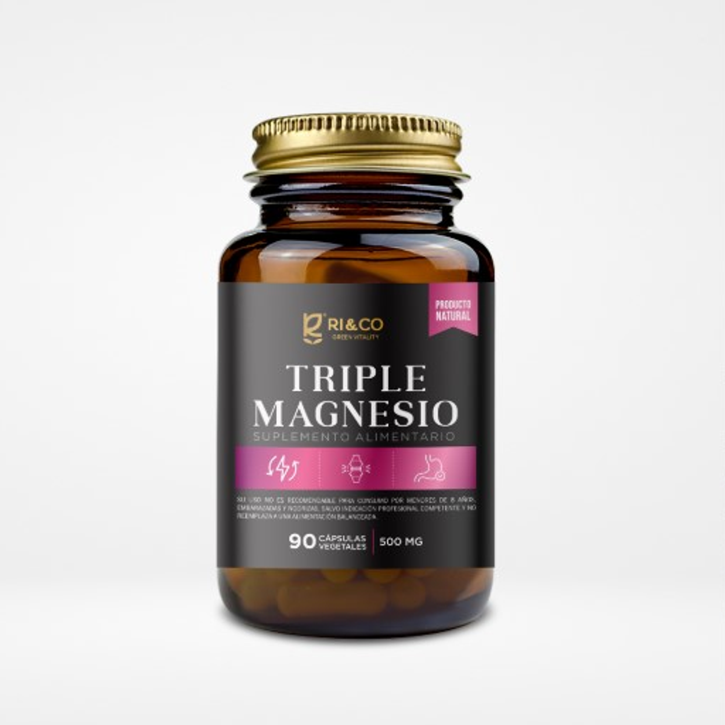 RI and CO - Triple Magnesio 90 capsulas  1