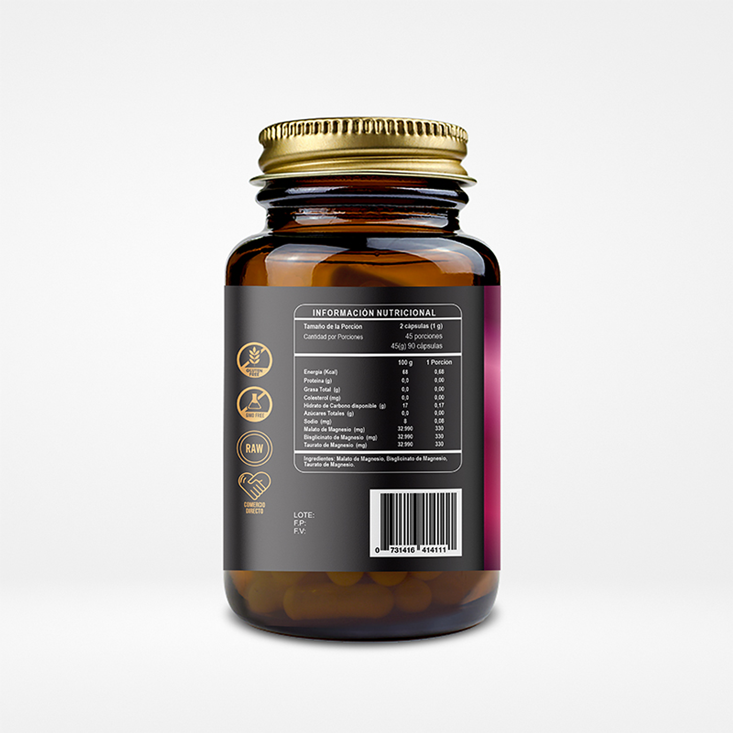 RI and CO - Triple Magnesio 90 capsulas  2