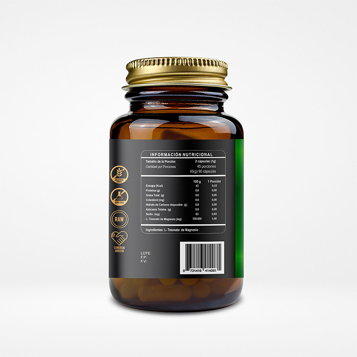 RI and CO - L-Treonato de Magnesio 90capsulas  2