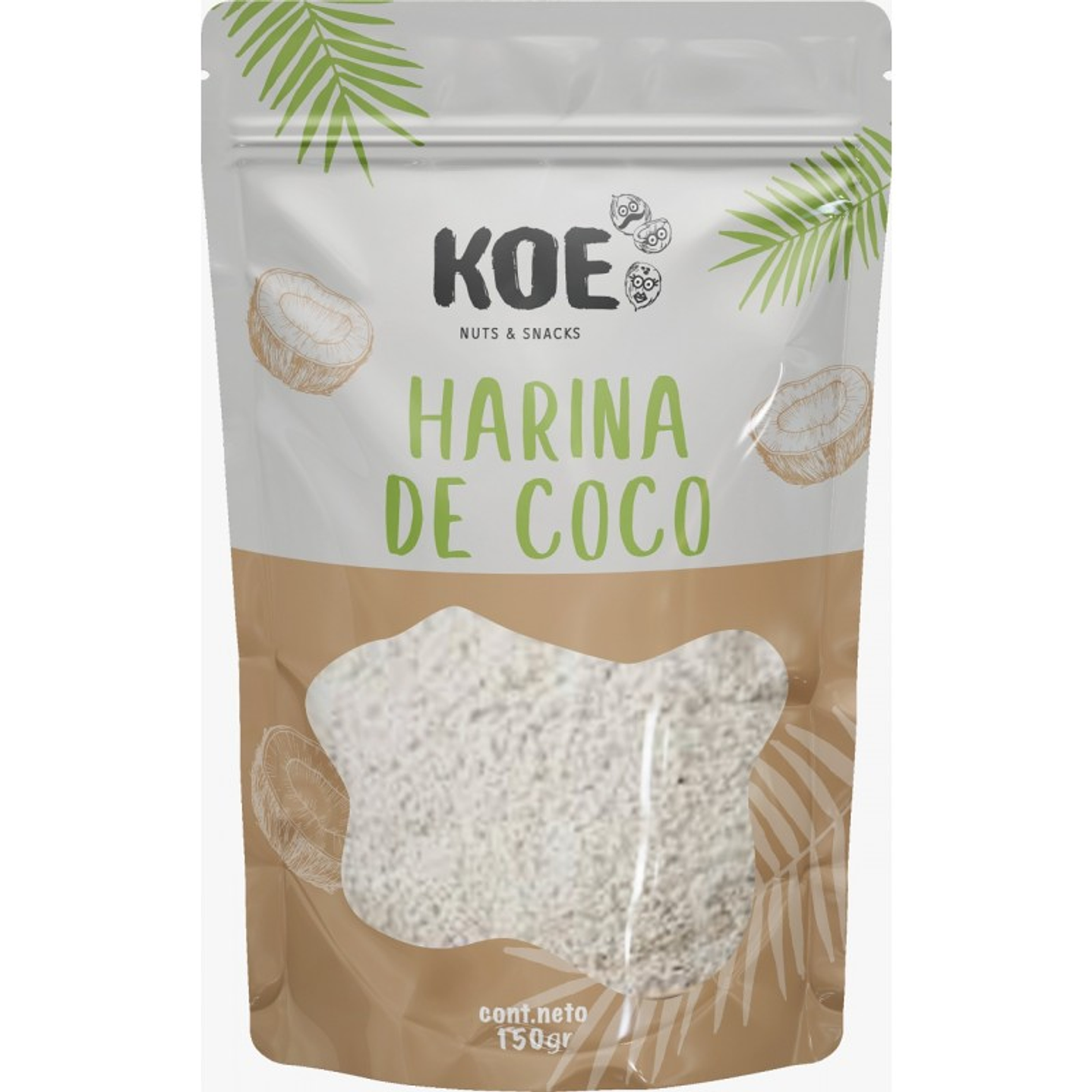KOE - Harina de Coco 150grs  1