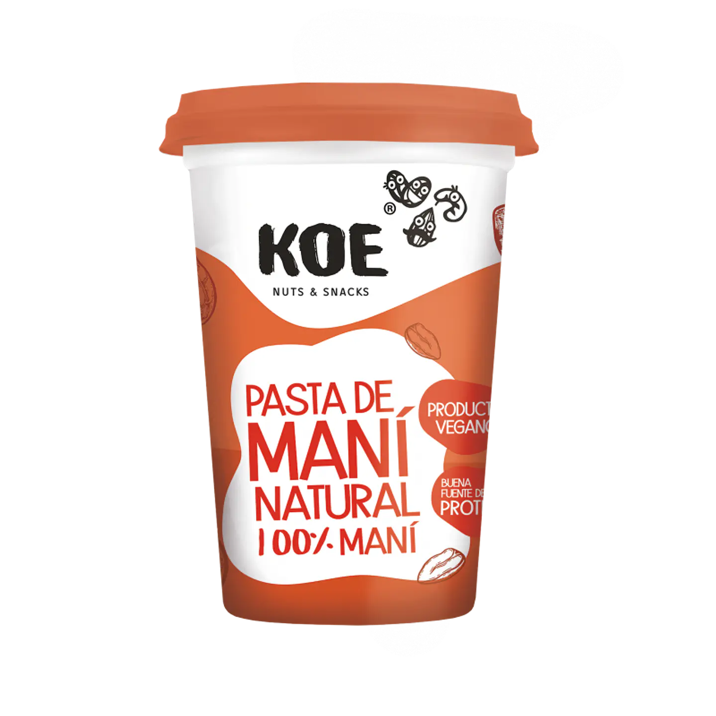 KOE - Pasta de mani natural 500grs  1
