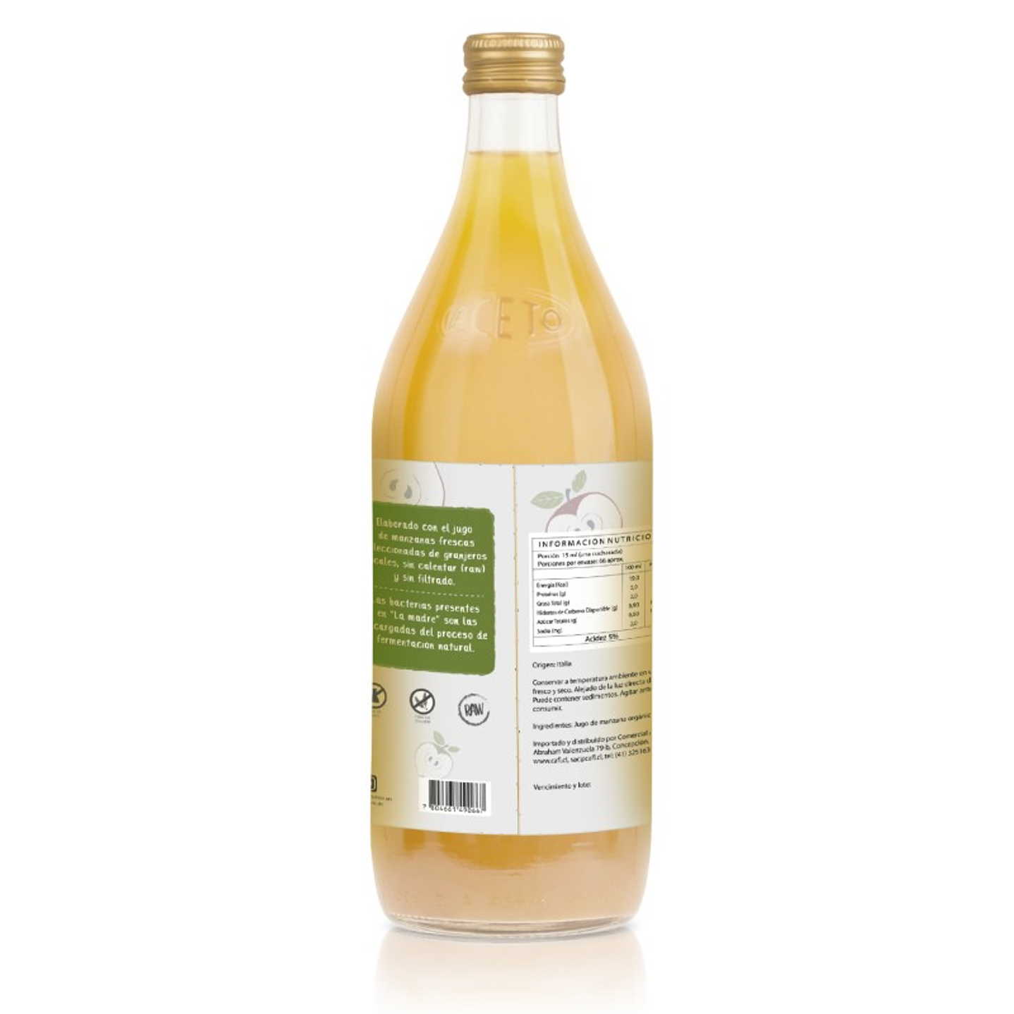 Koe - Vinagre de manzana Organico 1litro  2