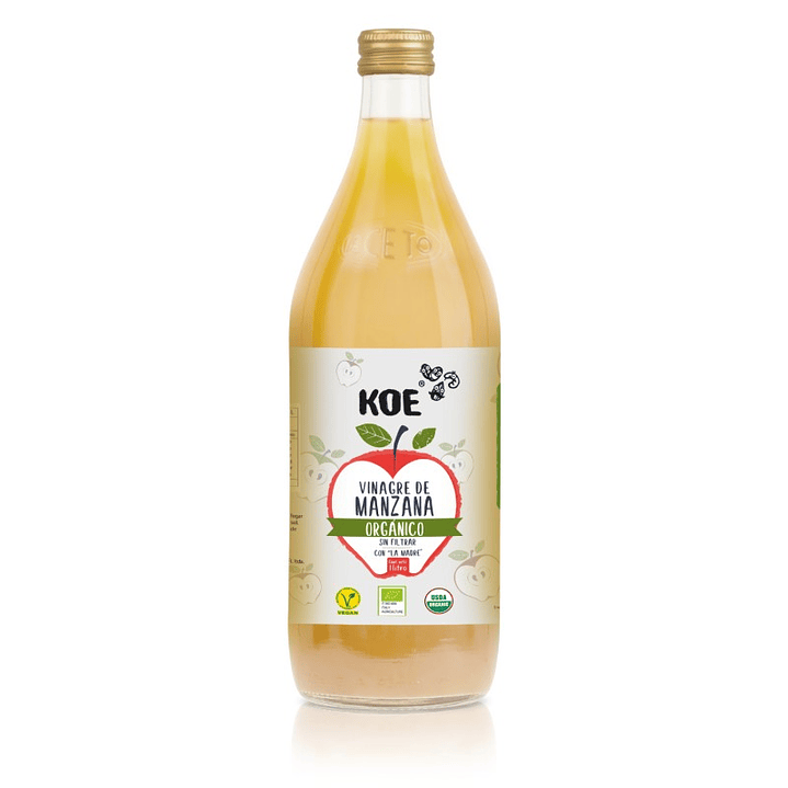 Koe - Vinagre de manzana Organico 1litro  1