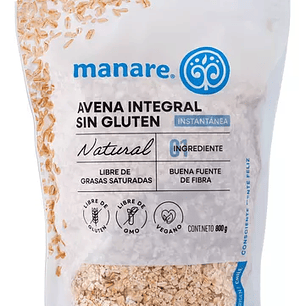 Manare - Avena Sin Gluten Instantánea 800g