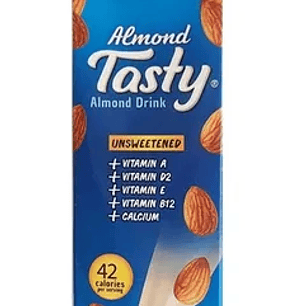 Tasty - Bebida vegetal de almendra sin azucar 1L 