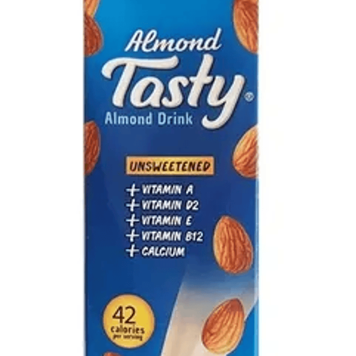 Tasty - Bebida vegetal de almendra sin azucar 1L  1