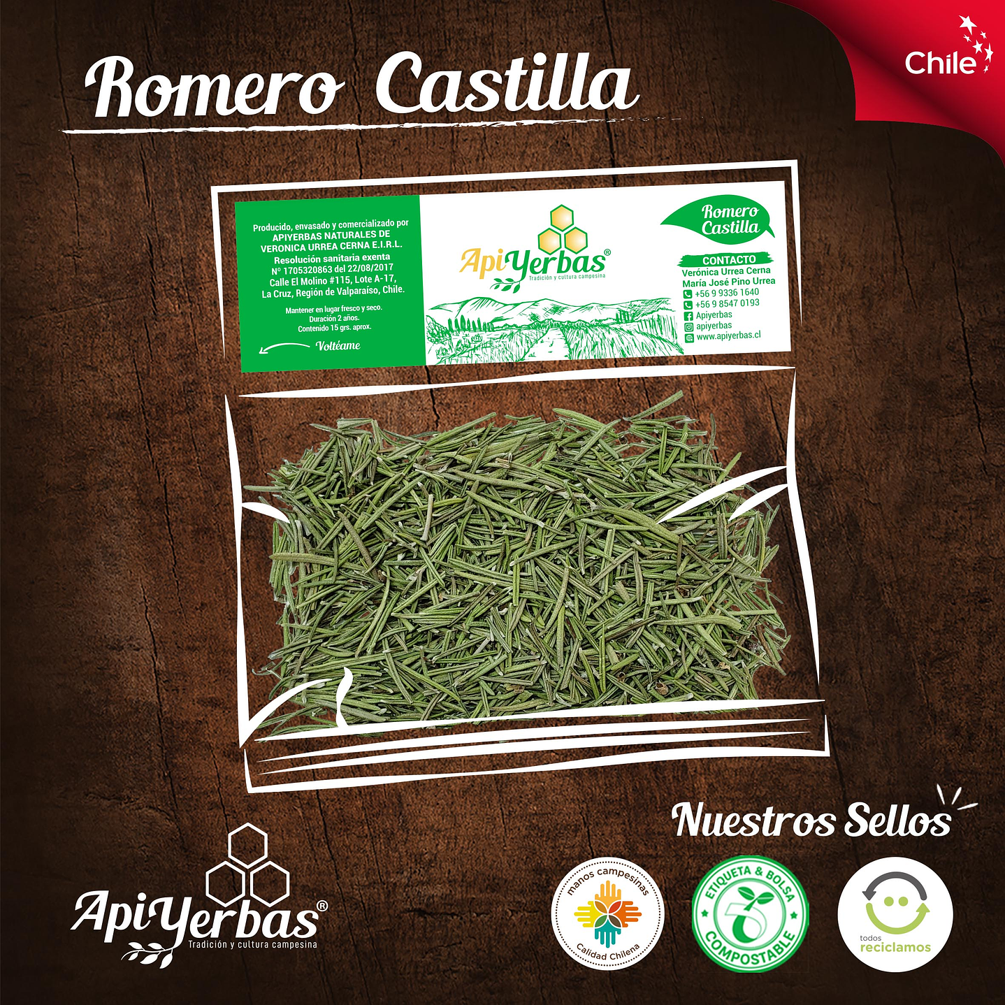 Apiyerbas - Romero Castilla 15g  1
