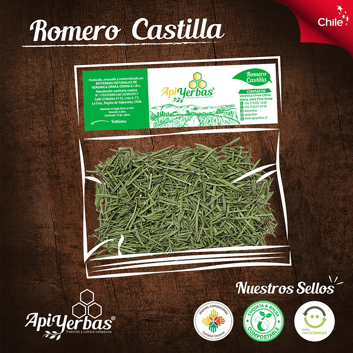 Apiyerbas - Romero Castilla 15g  1