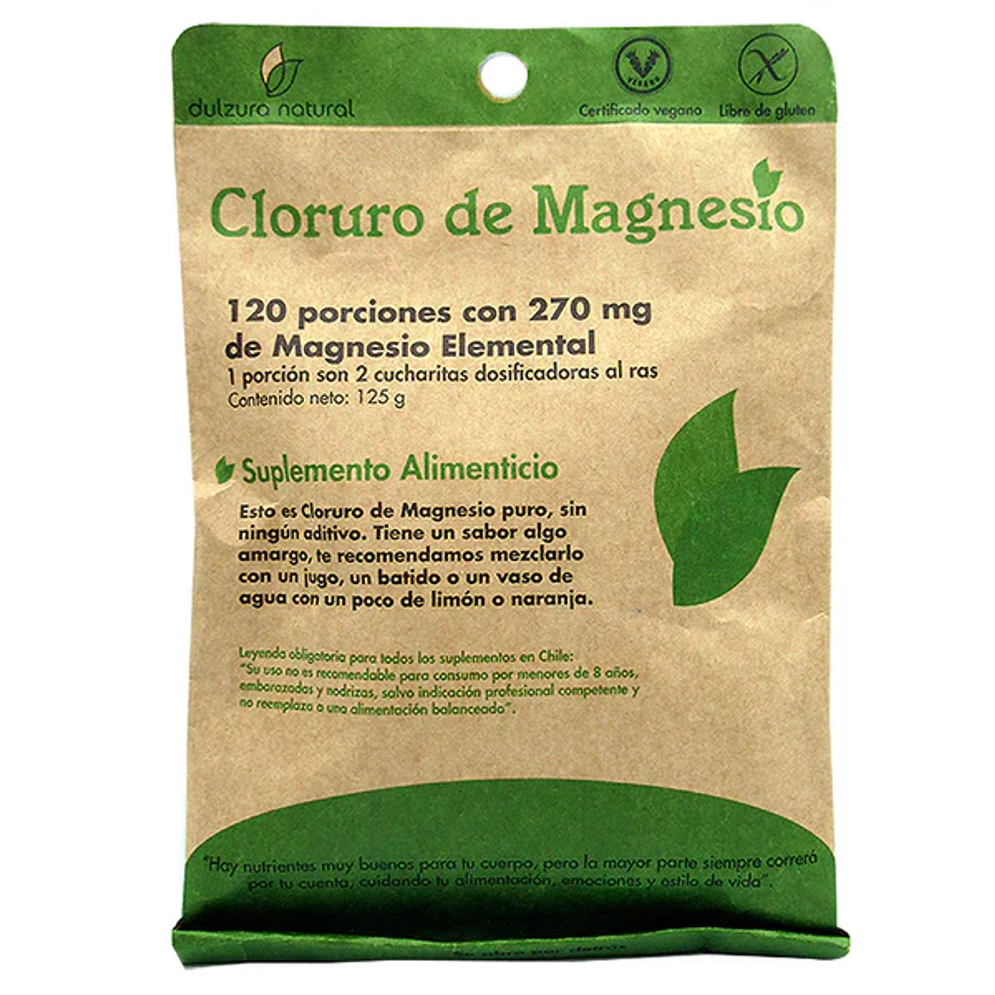 Dulzura Natural - Cloruro de Magnesio 125g  1
