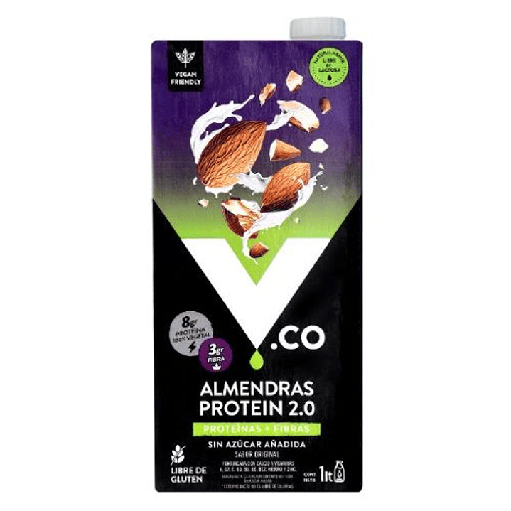 V.co - Bebida Vegetal Almendra Protein 2.0 1Lt  1