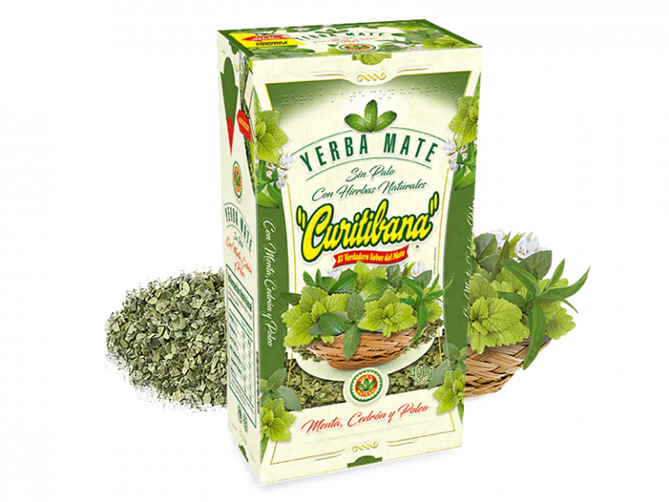 Curitibana - Yerba mate sin palo 100% Orgánica 400grs  1