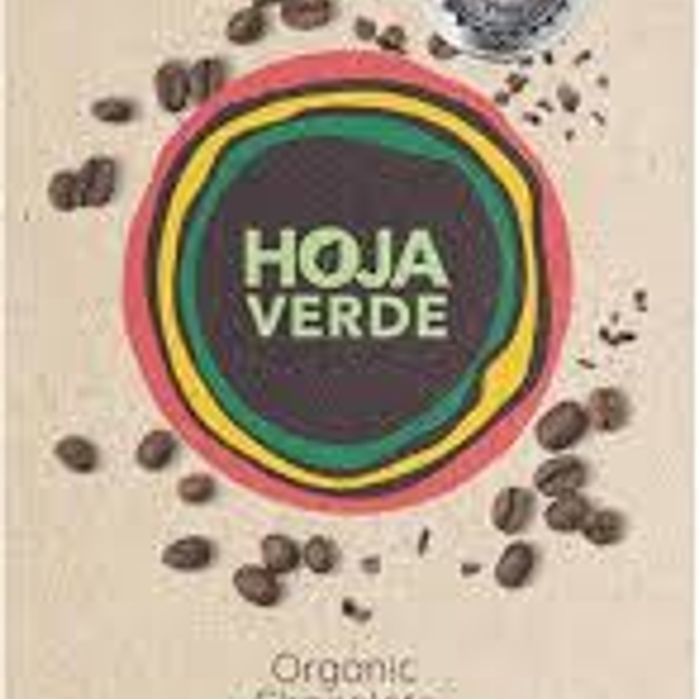 Hoja Verde - Chocolate Organico 72% mas cacao nibs + Coffe 50g  1