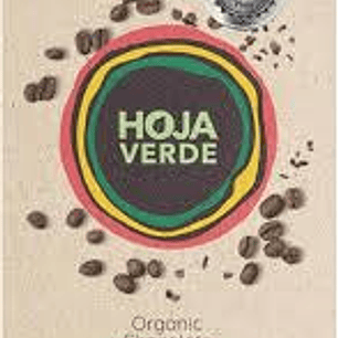 Hoja Verde - Chocolate Organico 72% mas cacao nibs + Coffe 50g 