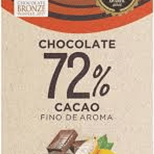 Hoja Verde - Chocolate Organico 72% cacao 50g 