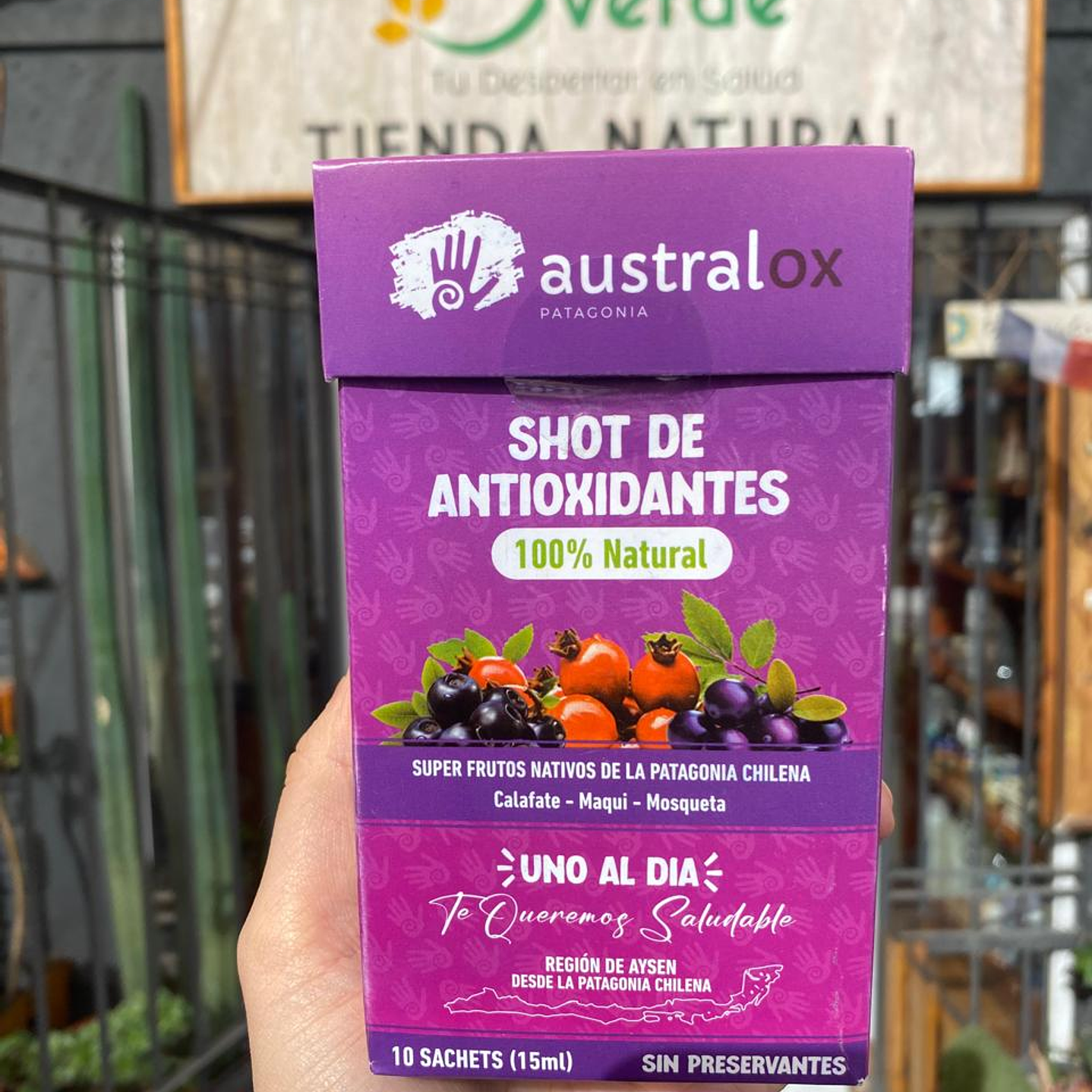 Austral OX -  Caja Shot de antioxidantes 10 sachet 15ml  1