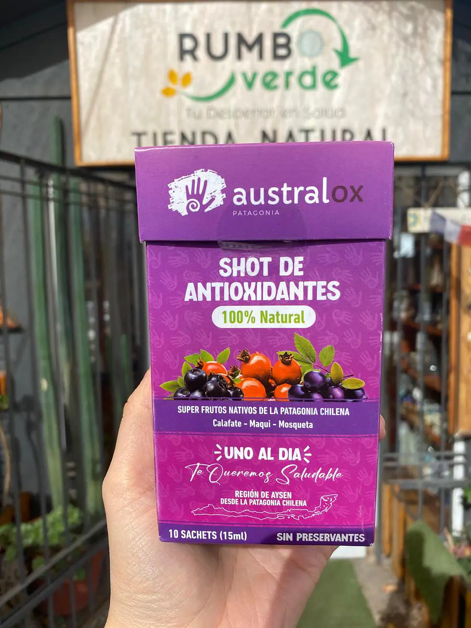 Austral OX -  Caja Shot de antioxidantes 10 sachet 15ml  1