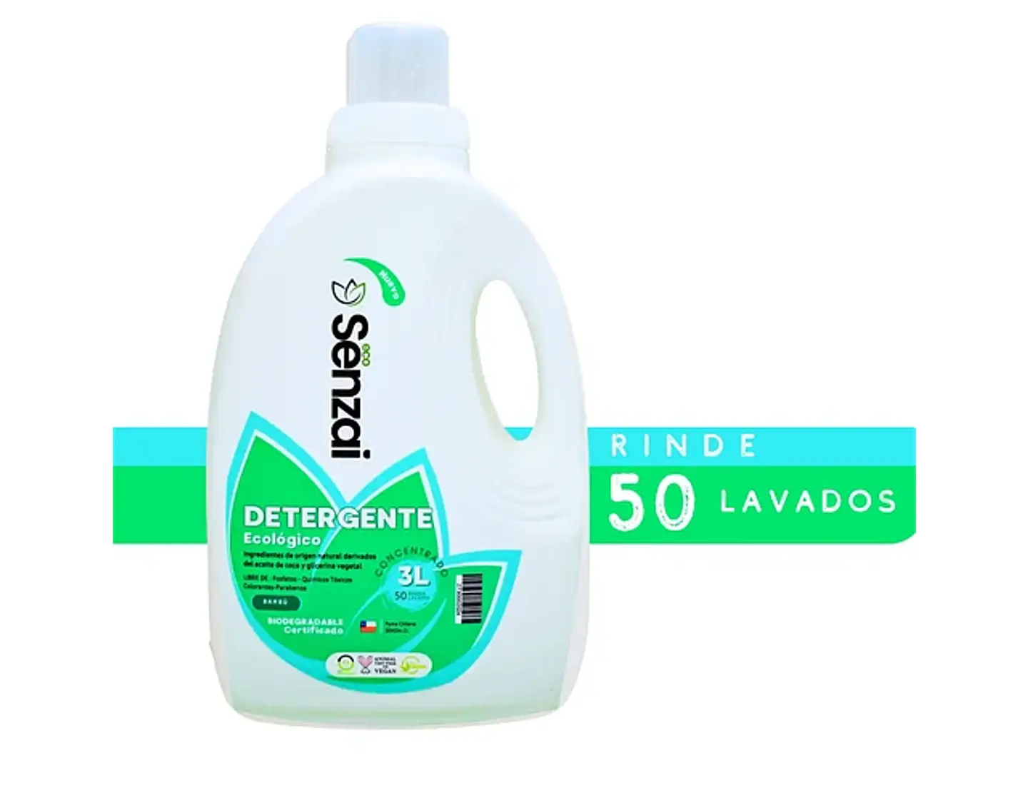 Senzai - Detergente Concentrado Ecologico 3L  1