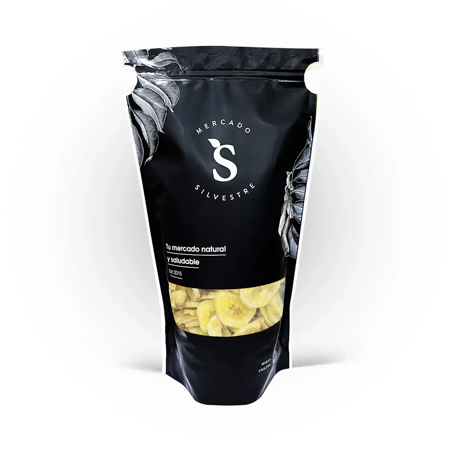 Mercado Silvestre - Banana Chip sin azucar 150gr  1