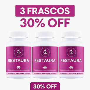Pack 3x Restaura 3R - 30% DCTO