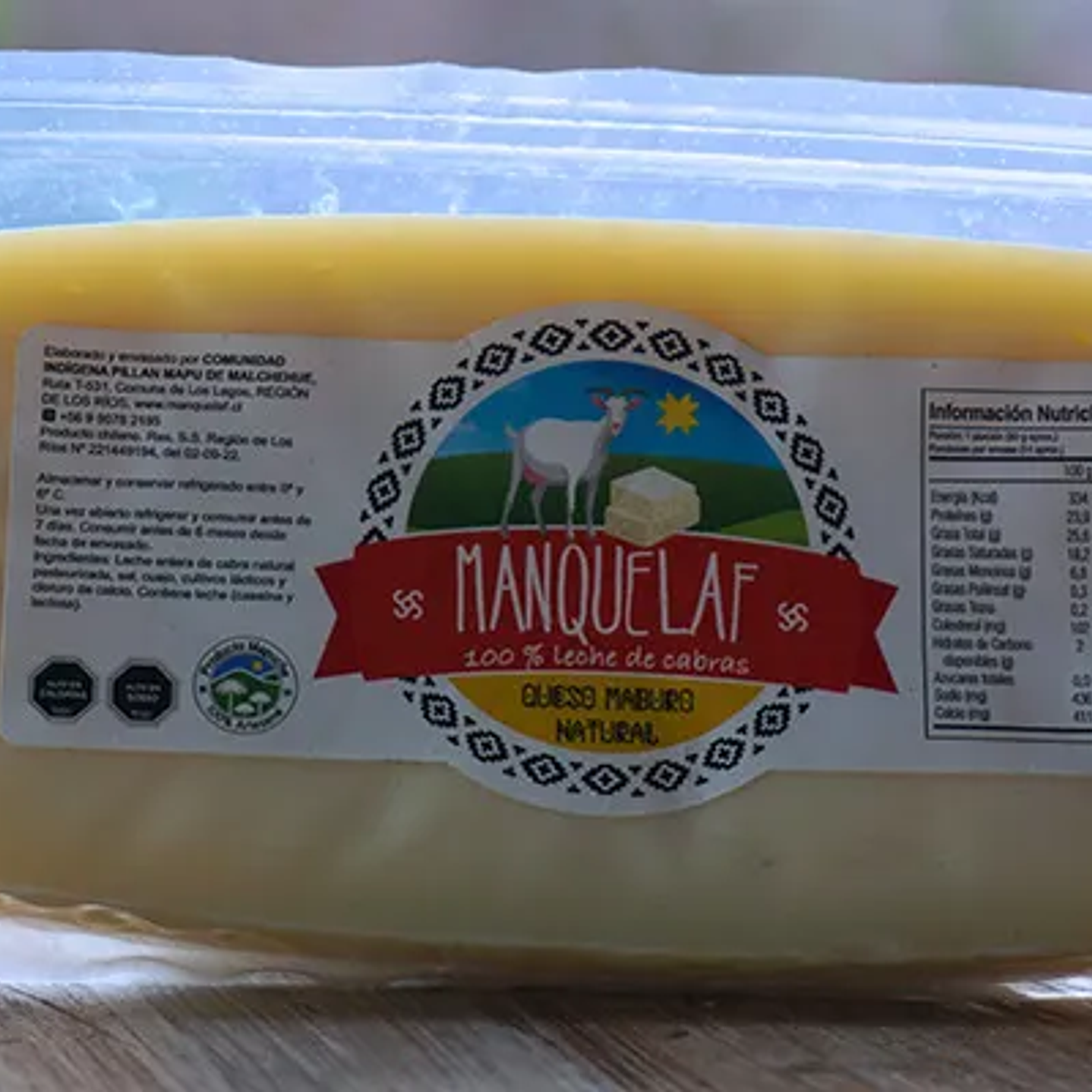 Manquelaf - Queso maduro de Cabra 200grs  1