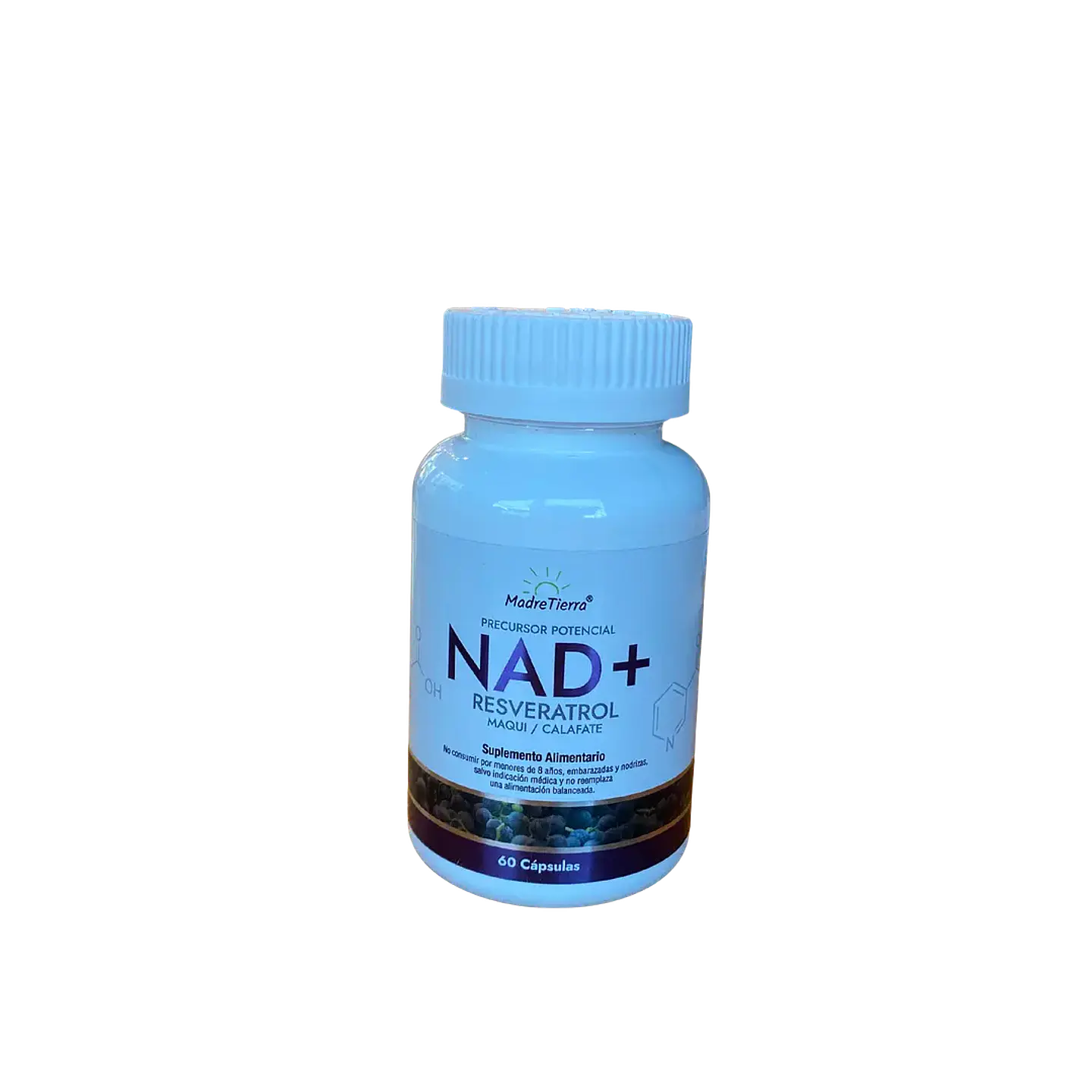 Madre Tierra - Nad + resveratrol maqui y calafate 60c  1