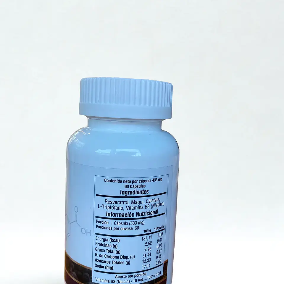 Madre Tierra - Nad + resveratrol maqui y calafate 60c  2