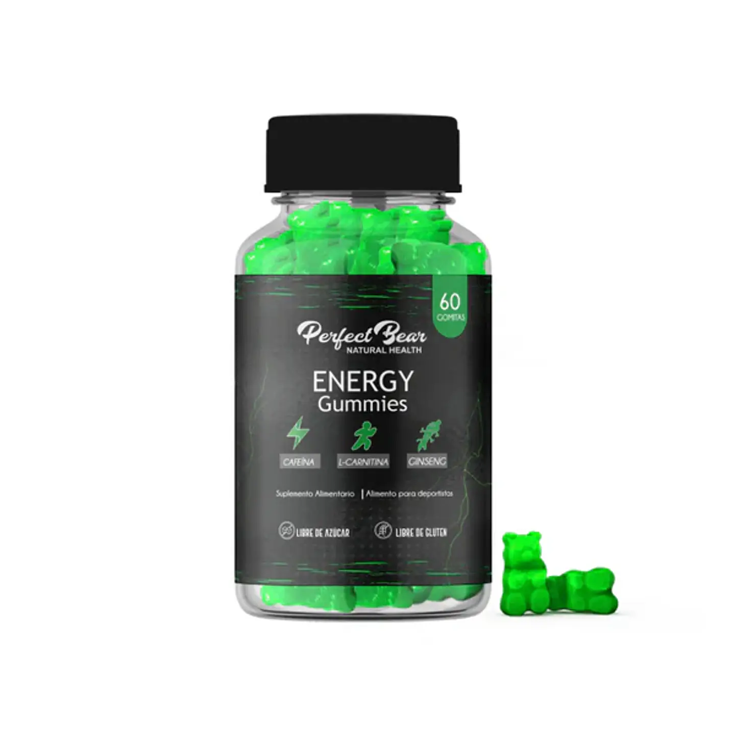 Perfect Bear - Energy Gummies 60 gomitas  1