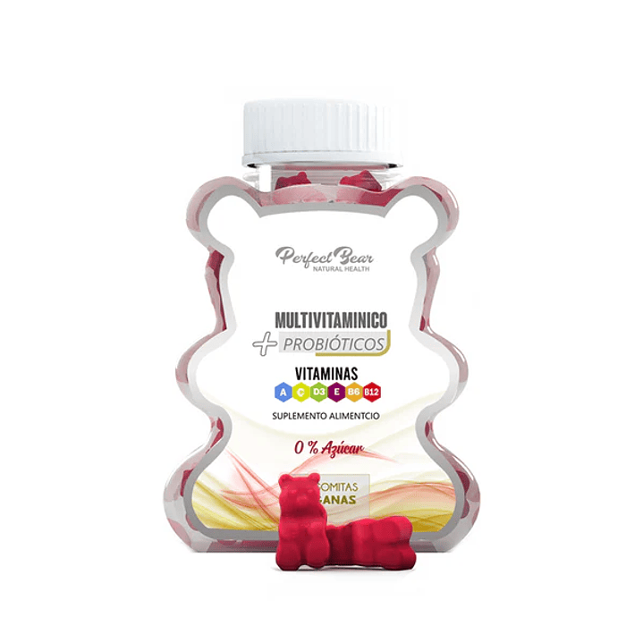 Perfect Bear - Multivitaminico + Probioticos 60 gomitas  1