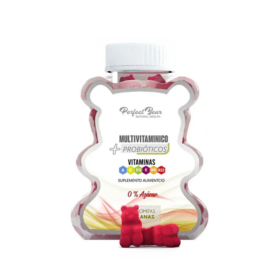 Perfect Bear - Multivitaminico + Probioticos 60 gomitas  1