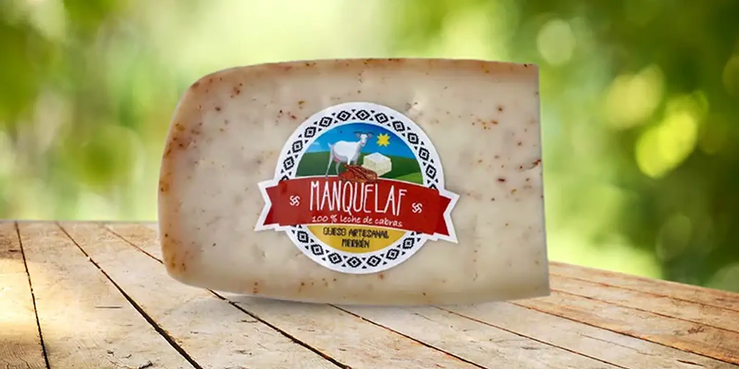 Manquelaf - Queso maduro de Cabra con Merken 200grs  1