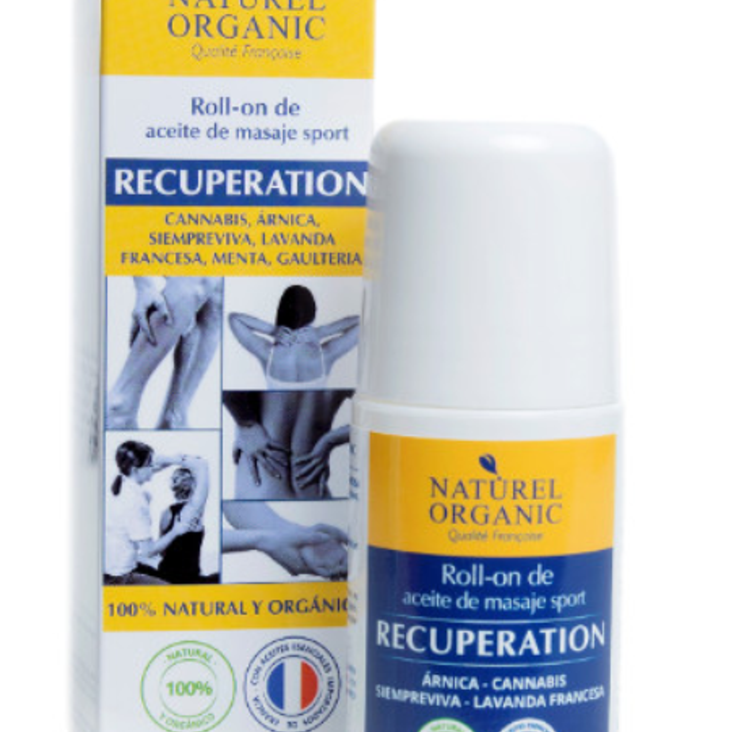 Naturel Organics - Roll-on de masaje Sport 50ml  1