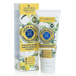 Naturel Organics - Crema de manos Vibracion Verbena 50gr 