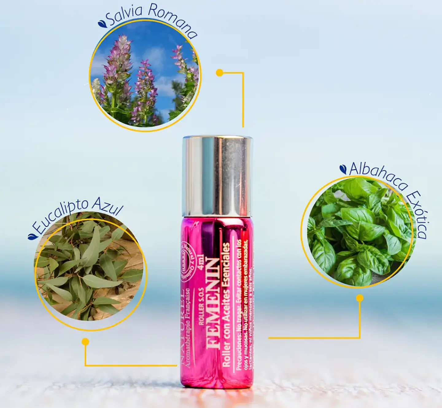 Naturel Organics - Roll-on Feminin 4ml  1