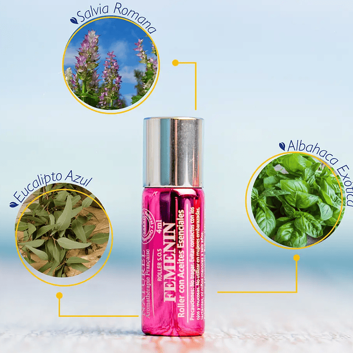 Naturel Organics - Roll-on Feminin 4ml  1