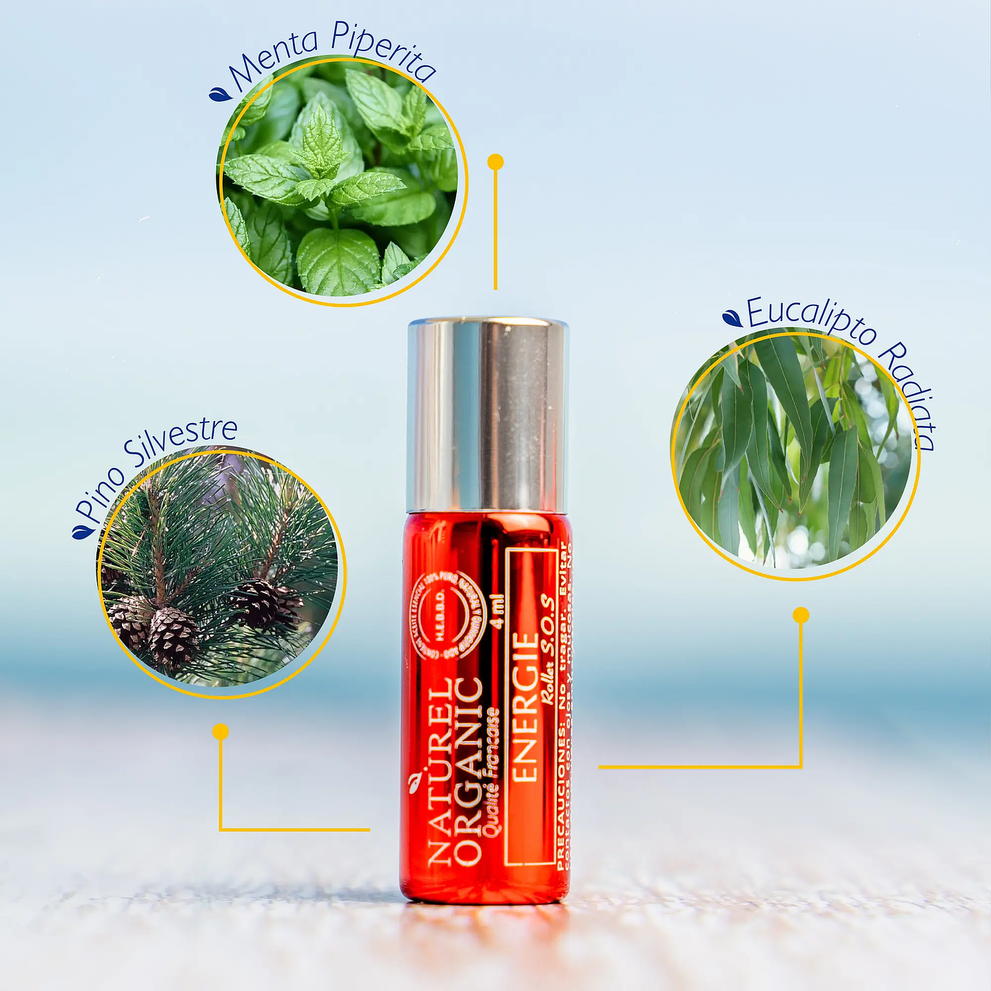 Naturel Organics - Roll-on Energie 4ml  1