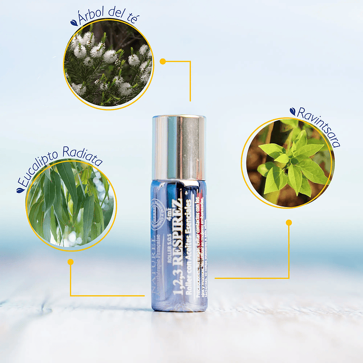 Naturel Organics - Roll-on 1,2,3 Respirez 4ml  1