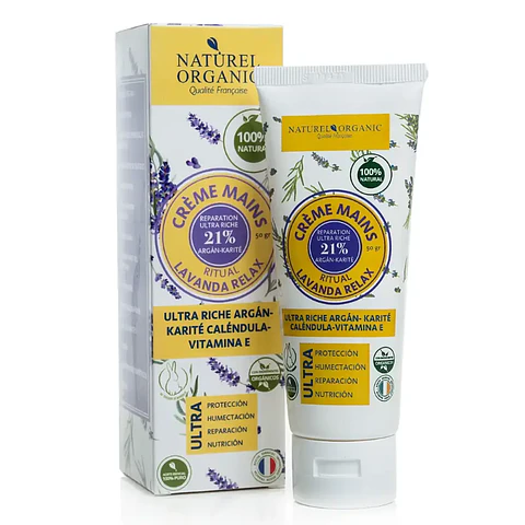Naturel Organics - Crema de manos Ritual Lavanda 50gr 