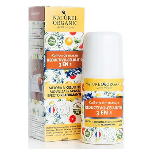Naturel Organics - Roll-on de masajes Reductivo - Celulitis 50ml 